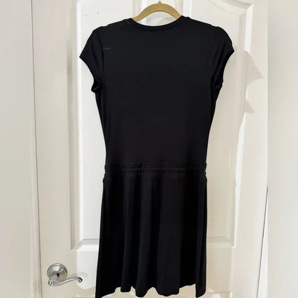 Cache Black Mini Dress with Gold Buttons - Picture 3 of 3